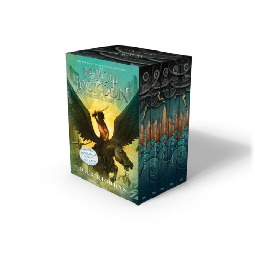 Percy Jackson and the Olympians 5 Book Paperback Boxed Set by Rick Riordan