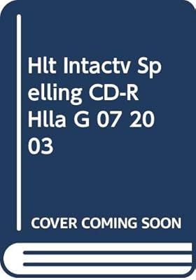 Hlt Intactv Spelling CD-R Hlla G 07 2003 (Elements of Language)