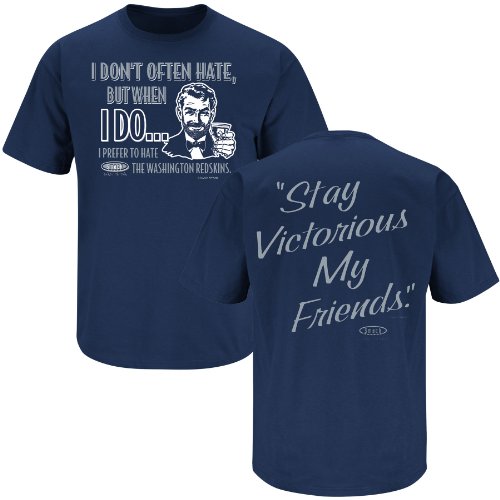Dallas Cowboys Fans. Stay Victorious. I Don't Often Hate Navy T-Shirt (S-5X)