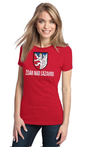 

ZDAR NAD SAZAVOU , CZECH REPUBLIC Ladies' Vintage Look T-shirt / Bohemia Prague Praha