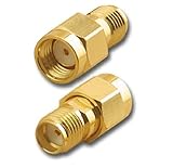 RF coaxial coax adapter SMA female to RP-SMA male,2pcs