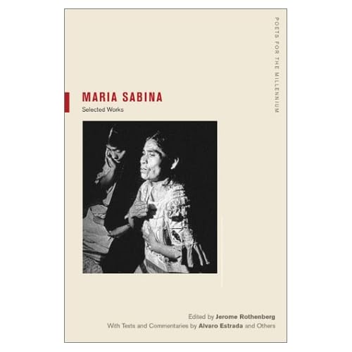 Maria Sabina: Selections (Poets for the Millennium)