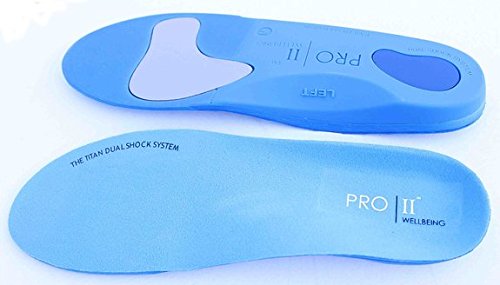 Dual Shock Orthotic sports Insole with balance correction and rigid ...