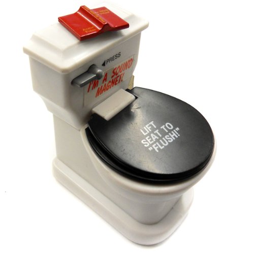 Acme Magnetic Toilet And Book That Makes Flushing Sound M92835