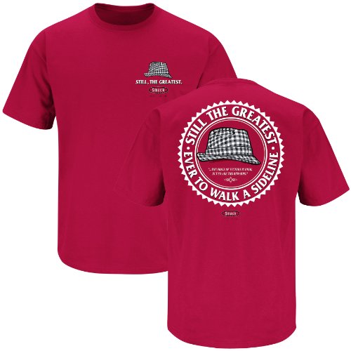 Alabama Crimson Tide Fans. Bear Hat Crimson T-Shirt (S-3X)
