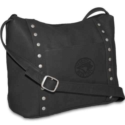 Algopix Similar Product 8 - MLB Toronto Blue Jays Black Leather