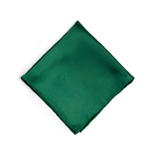Algopix Similar Product 4 - Spruce Green Spruce Silk Pocket Square