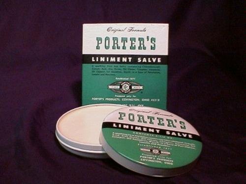 PORTER'S LINIMENT SALVE 2oz by PORTER PRODUCTS ***