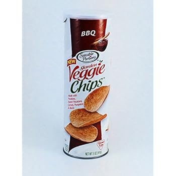 sensible portions garden veggie chips - 5 ounce canister (bbq)