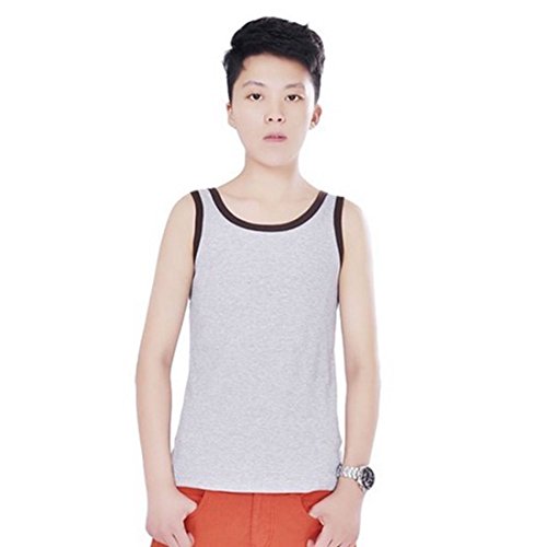 Lesbian Super Flat Chest Built-in Elastic Band Binder Slim Fit Tank Tops Xl (Lable XXL=US L, 1)