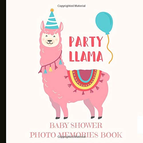 Baby Shower Photo Memories Book: Llama Baby Shower Photo Book And Keepsake by Heather Honey Designs