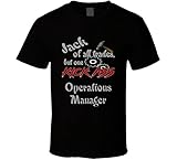 Tees By T Jack of All Trades But One Kick Ass Operations Manager Funny T shirt XL Black