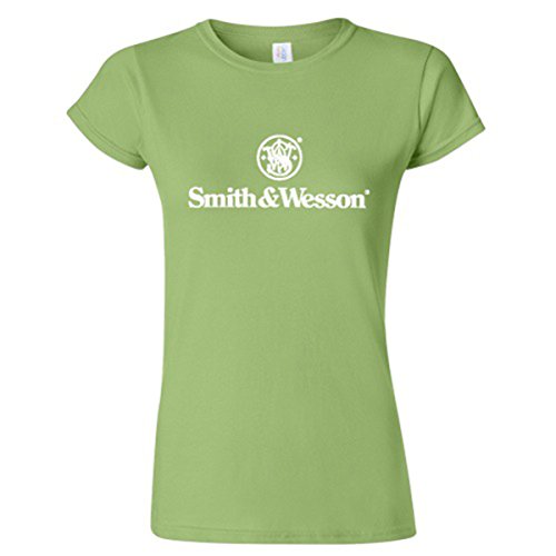 Smith Women's And Wesson Logo Screen Print Tee