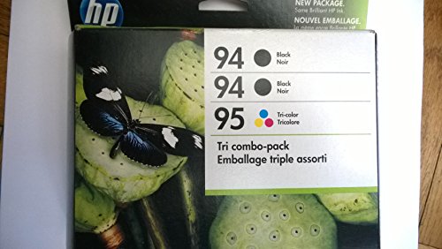 HP 94/94/95 Triple Pack - 3 Inkjet Cartridges (2pcs 94 Black & 1pc 95 color) CD943FN
