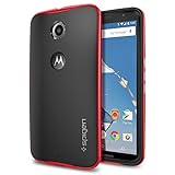 Nexus6 ケース, Spigen® [ 二重構造 スリム フィット ] Nexus 6 Case ネオ・ハイブリッド Google Nexus 6 (2014) (国内正規品) (ダンテ・レッド 【SGP11240】)