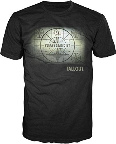 Fallout Map Mens Black T-shirt Licensed