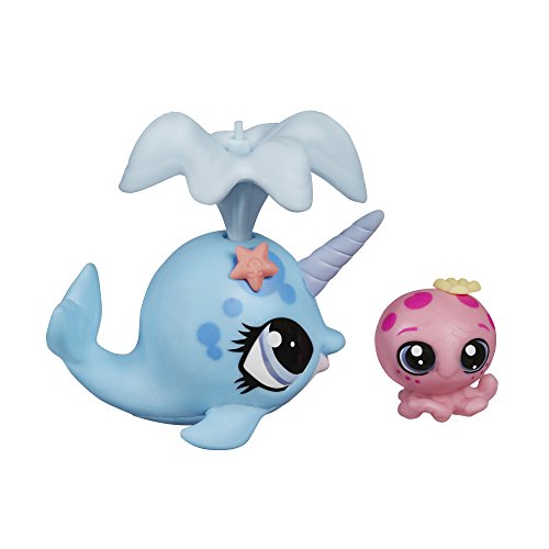 Littlest Pet Shop Pet Pawsabilities Ned Narwhal & Oceania Kelp