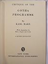 CRITIQUE OF THE GOTHA PROGRAMME.With appendices by Marx,Engels and Lenin.A Revised Translation.*