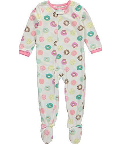 Carter's Baby Girls' 1-Piece Footed Fleece Pajamas
