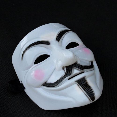 Shot-in anonymous V for vendetta guy fancy dress halloween face mask Fancy Dress Cool