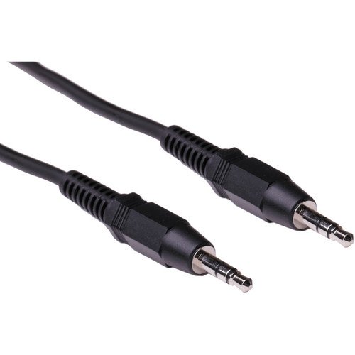 

Pearstone Stereo Mini Male to Stereo Mini Male AUX Cable (Black) - 10'