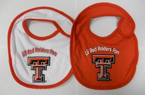 Texas Tech Red Raiders NCAA Baby Bibs 2 Pack