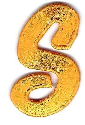 LETTERS - Golden Yellow Script 2