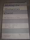 MAKING THE HUMANITIES COUNT The Importance of Data