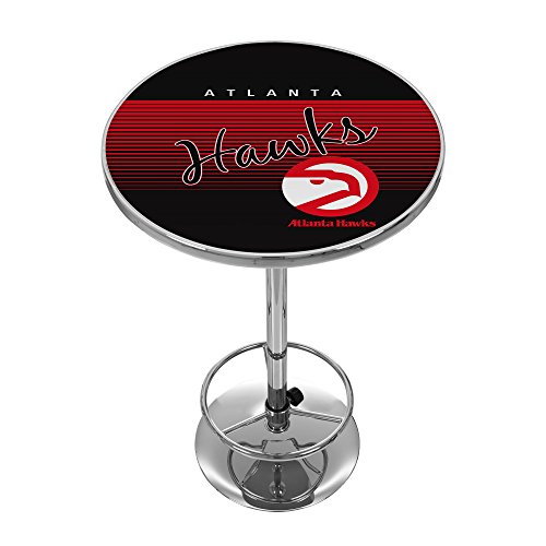 Algopix Similar Product 15 - NBA Atlanta Hawks Chrome Pub Table One