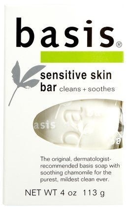 Basis Sensitive Skin Cleansing Bar-4 oz (Pack of 9)