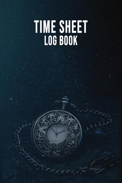 Time Sheet Log Book: Record billable working hours, Breaks and more, Sky watch cover design by Akmt Blige