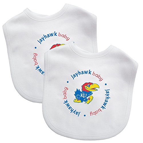 

Baby Fanatic Team Color Bibs, University of Kansas, 2-Count