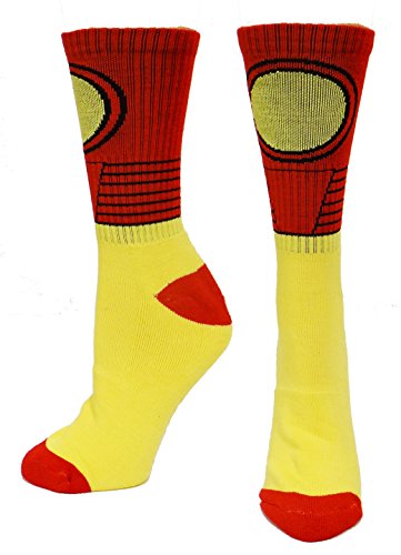 Marvel Iron Man Athletic Crew Sock, Shoe size 6-12