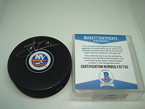 Algopix Similar Product 20 - Signed John Tavares Hockey Puck 