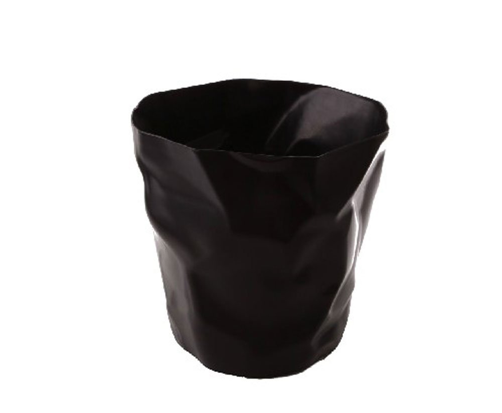 

niceeshop(TM) Personality Style Pleated Fold Wastebasket / Trash-Black