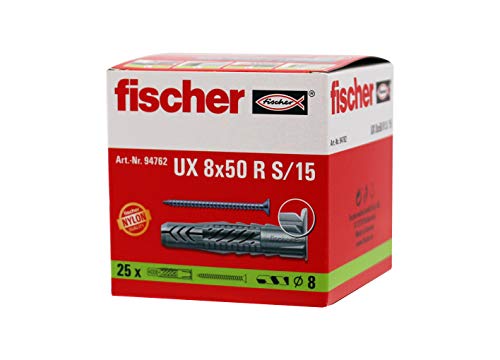 Algopix Similar Product 7 - Fischer 094762 8 x 50 mm UXR S15