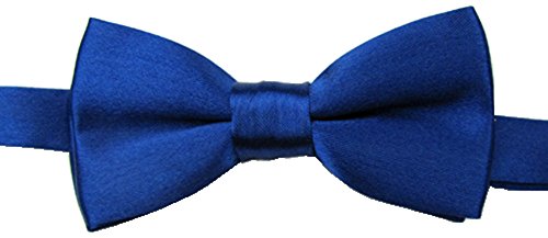 EachWell Solid Color Rayon Boys Kids Adjustable Bow tie Holiday Party Dress up