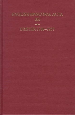 English Episcopal Acta by Frank Barlow