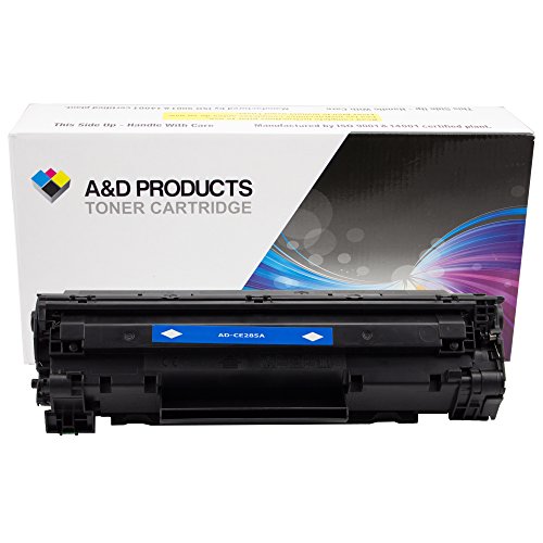 A&D Products Compatible Replacement for HP CE285A Toner Cartridge (HP 85A) (Black, 1600 Yield)