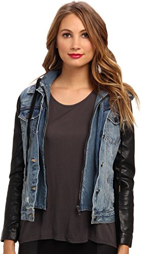 

[BLANKNYC] Women's Ripped Off Hooded Jacket