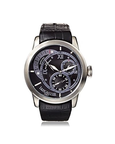 lancaster mens ola0623bk/nrar homage orange/black stainless