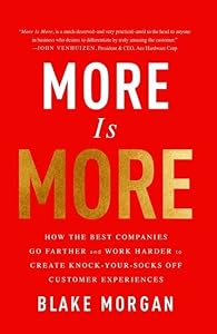 More Is More: How the Best Companies Go Farther and Work Harder to Create Knock-Your-Socks-Off Customer Experiences by Blake Morgan