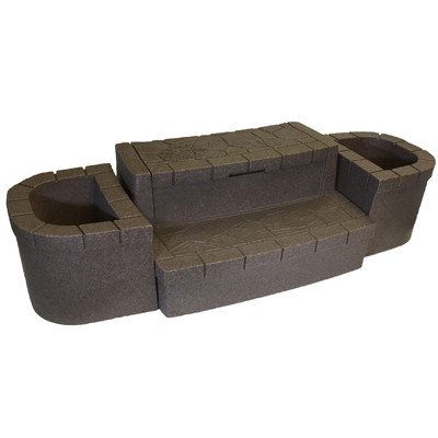 Algopix Similar Product 19 - Deluxe Storage Step with Planters