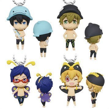Takara Tomy Free! -Eternal Summer-: Iwatobi Swim Club Animal Costume Mascot Set of 4