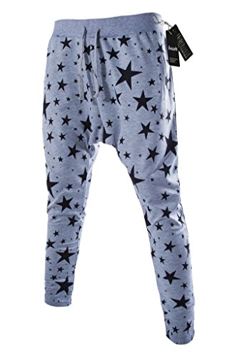 

Roseate Men's Casual Sweatpants Joggers Sportswear Running Harem Pants White