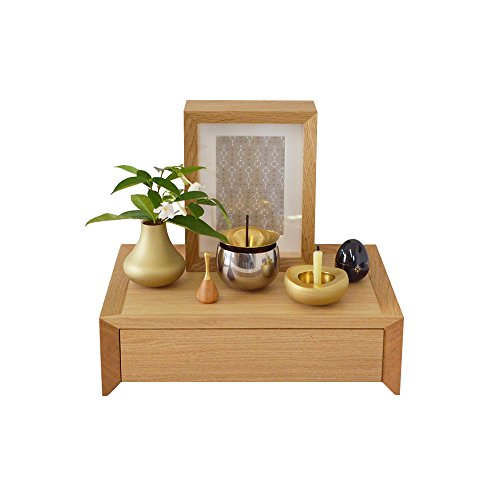 山口久乗 虹NIJIセット 仏具セット 金 （花瓶・おりん・骨壷・線香/蝋燭立て・写真立て・キャビネット） 6点セット