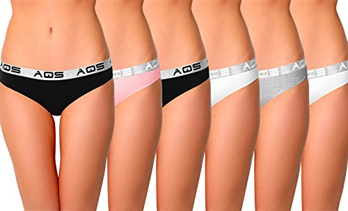 Algopix Similar Product 4 - aqs Ladies Cotton Bikini Underwear 