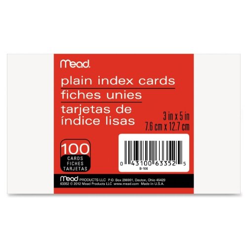

Mead Plain Index Card
