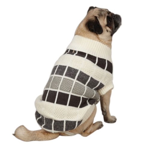 

Chenille Block Pet Sweater