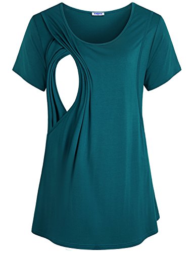 Algopix Similar Product 7 - Baikea Nursing Pajama Top Maternity